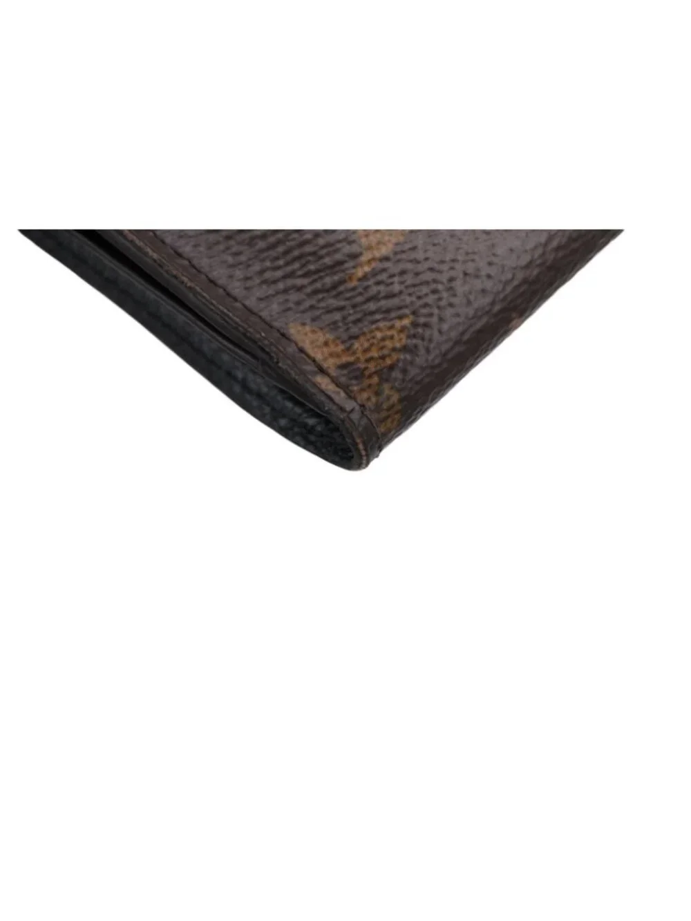 Louis Vuitton Portefeuille Pallas Compact Trifold Wallet Monogram Canvas Brown